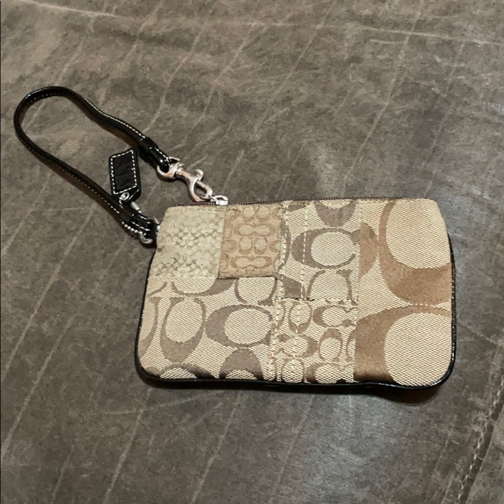 Mini coach wristlet
